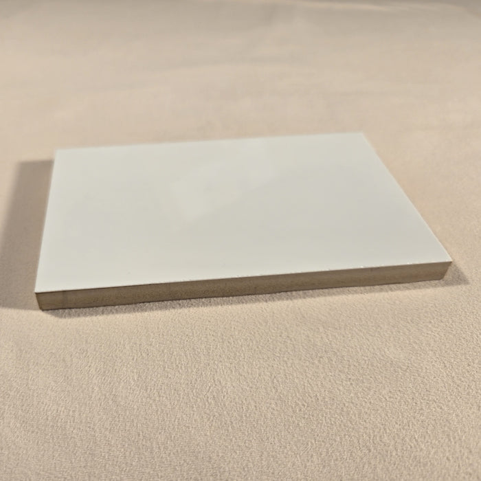 5" x  3.1" Stoneware White Sublimation Tile