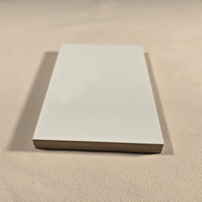 5" x  3.1" Stoneware White Sublimation Tile