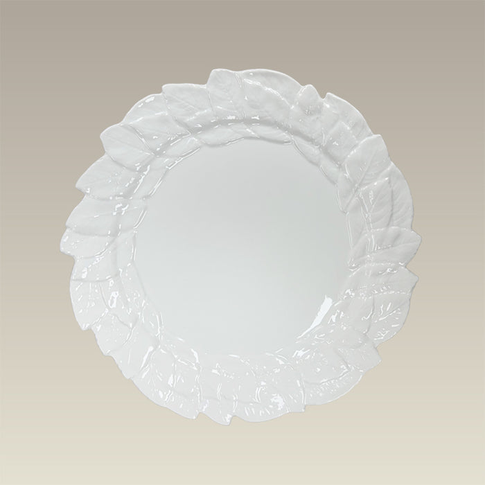 10.25" Embossed Leaf Plate SELECTED SECONDS