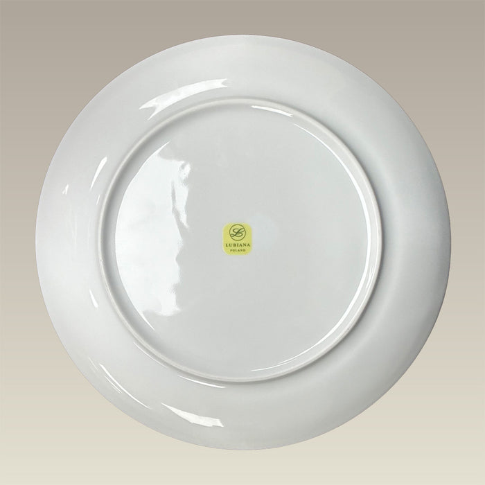12" Ultra White Coupe Charger Plate, SELECTED SECONDS