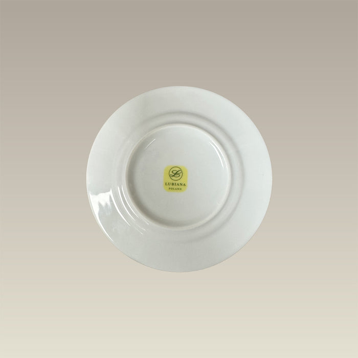 6.25" Ultra White Rim B&B Plate