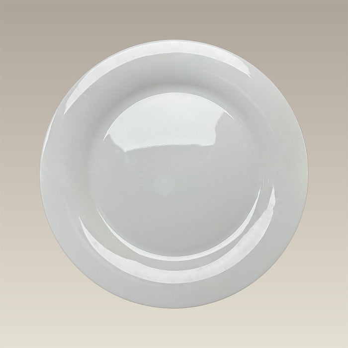 10.75" Ultra White Transition Dinner Plate, SELECTED SECONDS