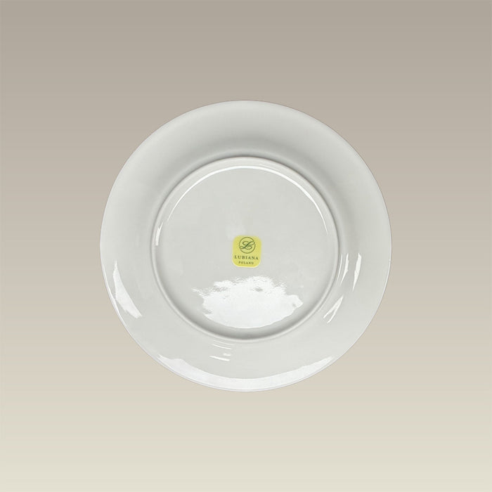 8.25" Warm White Transition Salad Plate, SELECTED SECONDS