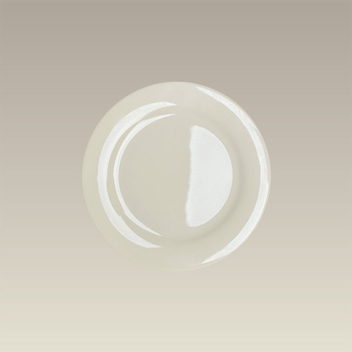 6.12" Warm White Transition Rim B&B Plate
