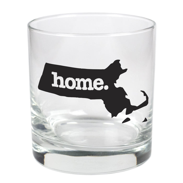 home. Rocks Glass 11 oz. - Massachusetts, Set of 12