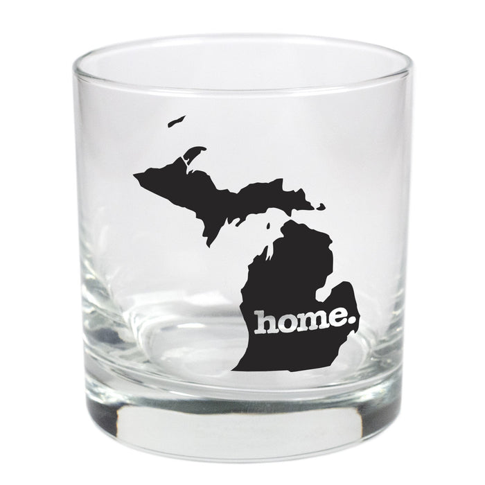 home. Rocks Glass 11 oz. - Michigan, Set of 12