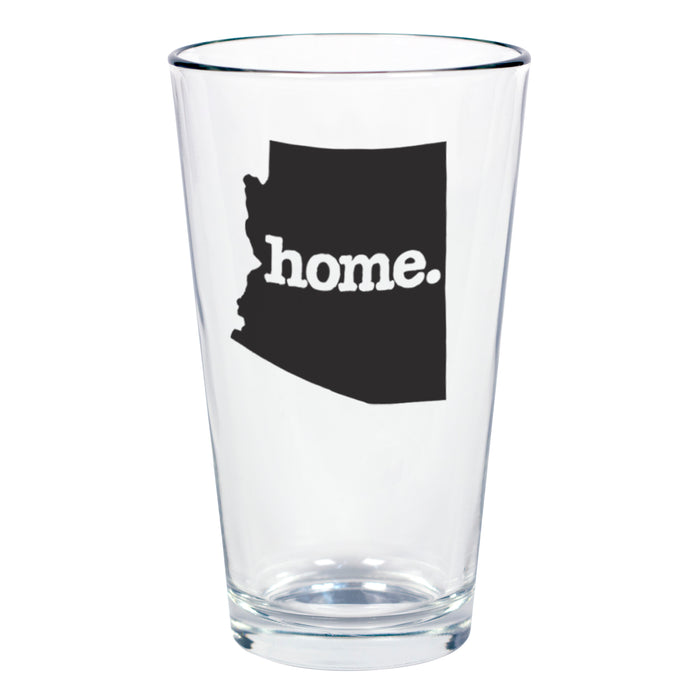 home. Pint Glass - Arizona, Set of 12