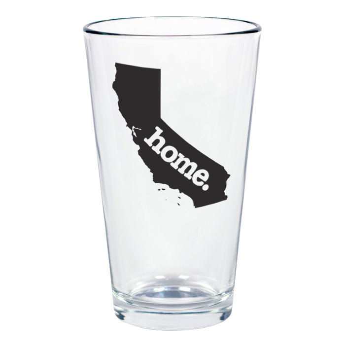 home. Pint Glass - California, Set of 12