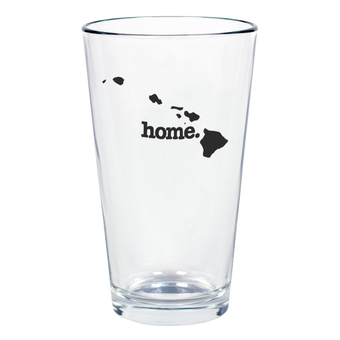 home. Pint Glass - Hawaii, Set of 12