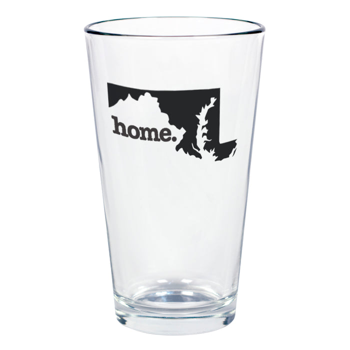 home. Pint Glass - Maryland, Set of 12