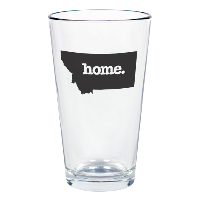 home. Pint Glass - Montana, Set of 12