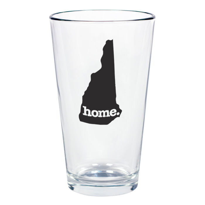 home. Pint Glass - New Hampshire, Set of 12