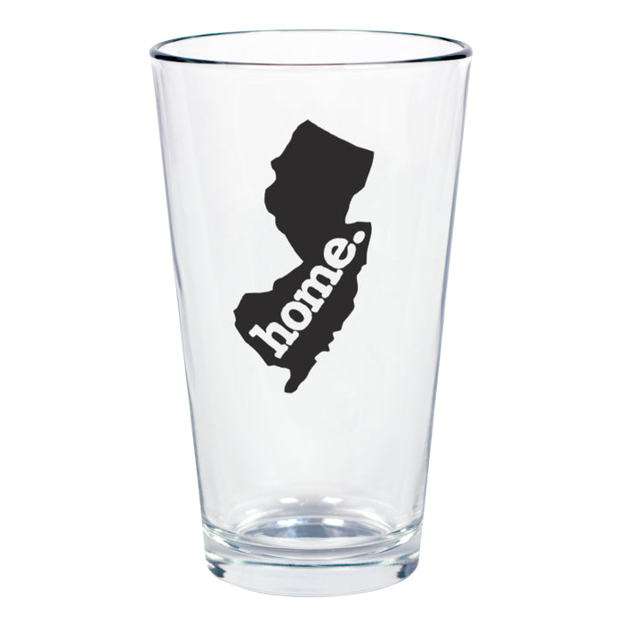 home. Pint Glass - New Jersey, Set of 12
