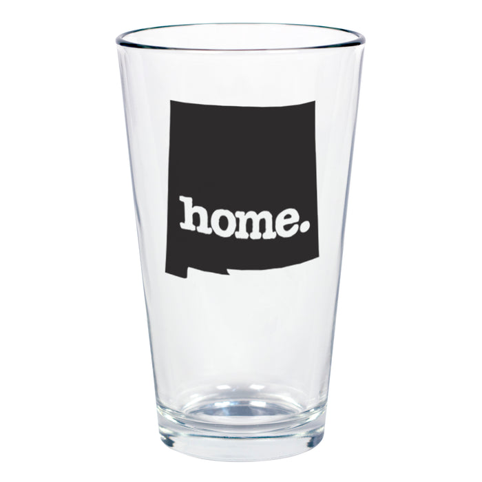 home. Pint Glass - New Mexico, Set of 12