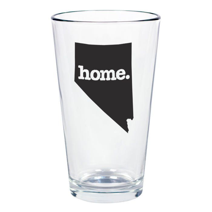 home. Pint Glass - Nevada, Set of 12