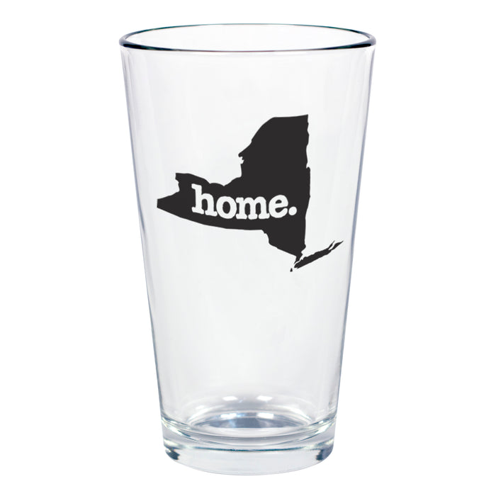 home. Pint Glass - New York, Set of 12