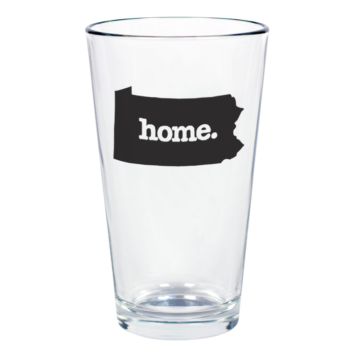 home. Pint Glass - Pennsylvania, Set of 12