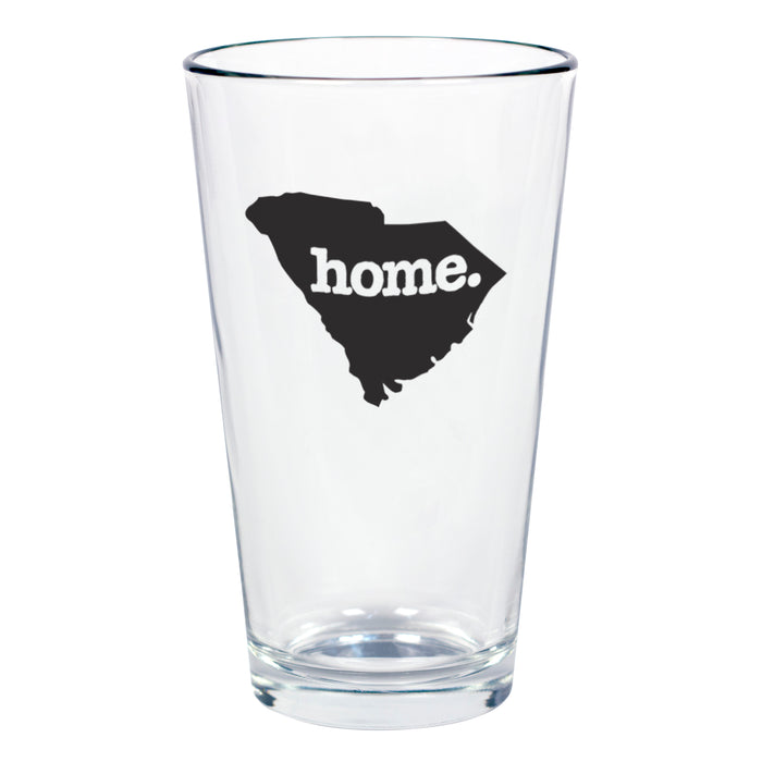 home. Pint Glass - South Carolina, Set of 12