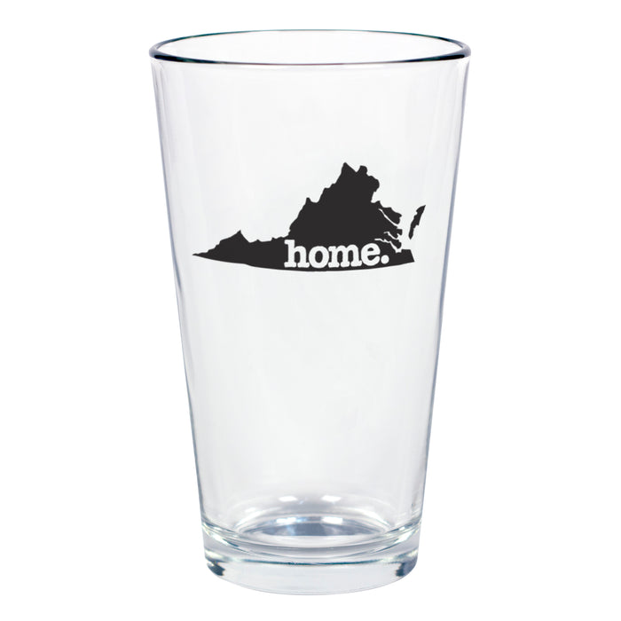 home. Pint Glass - Virginia, Set of 12