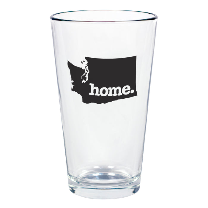 home. Pint Glass - Washington, Set of 12