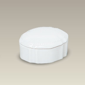 3" Oval Beaded Edge Box