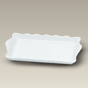 7.25" Fluted Edge Tray, SELECTED SECONDS