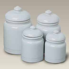 Set of 4 Ceramic Canisters