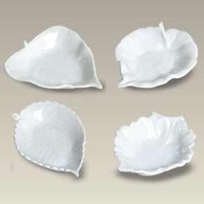 4.5" Set of Four Leaf Bonbons