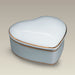 3.25" Gold Banded Heart Box