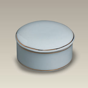 2.5" Gold Banded Round Box