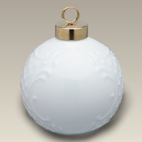2.50" Embossed Ball Ornament