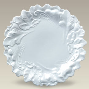 10.25" Embossed Leaf Plate