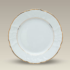 7.5" Double Gold Banded Bernadotte Plate