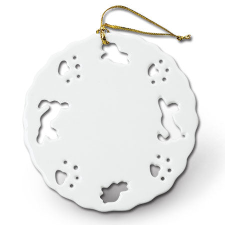 3" Cat Motif Sublimation Ornament