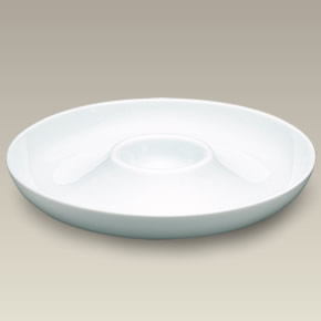 Round Chip & Dip Tray, 13.5"