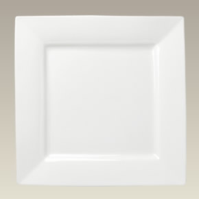 7.375" Rim Shape Square Plate, SELECTED SECONDS