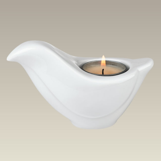 Bird Shape Tea Light Holder, 5"