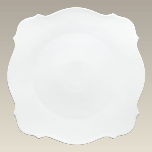 11" Square Plate with Scalloped Edge, SELECTED SECONDS