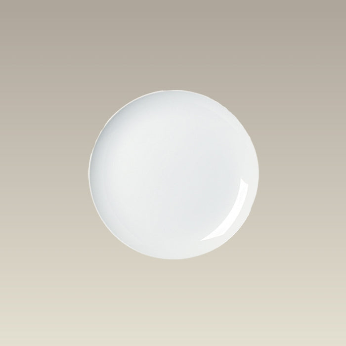 8.375" Porcelain Coupe Salad Plate