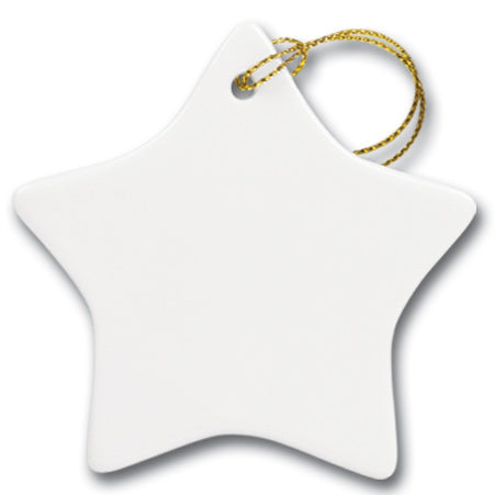 3" Star Sublimation Ornament