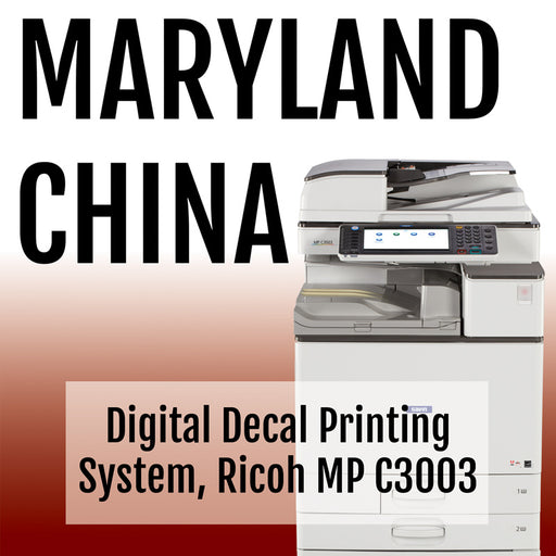 Digital Decal Printing System, Ricoh MP C3003