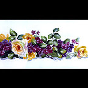 Roses and Double Violets by Mary Ashcroft