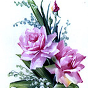 Roses and Lily of the Valley by Mary Ashcroft