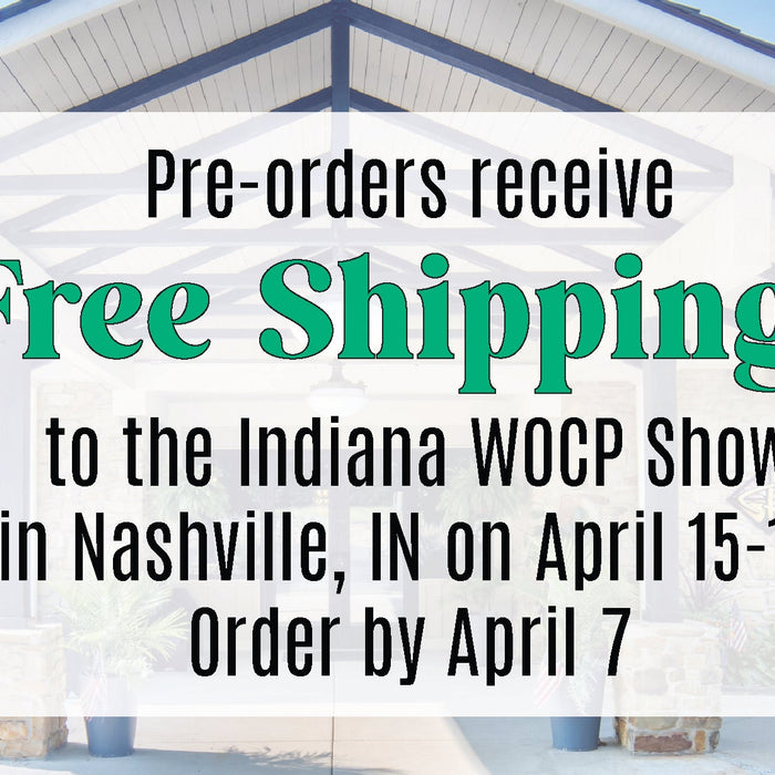 free shipping to Indiana show