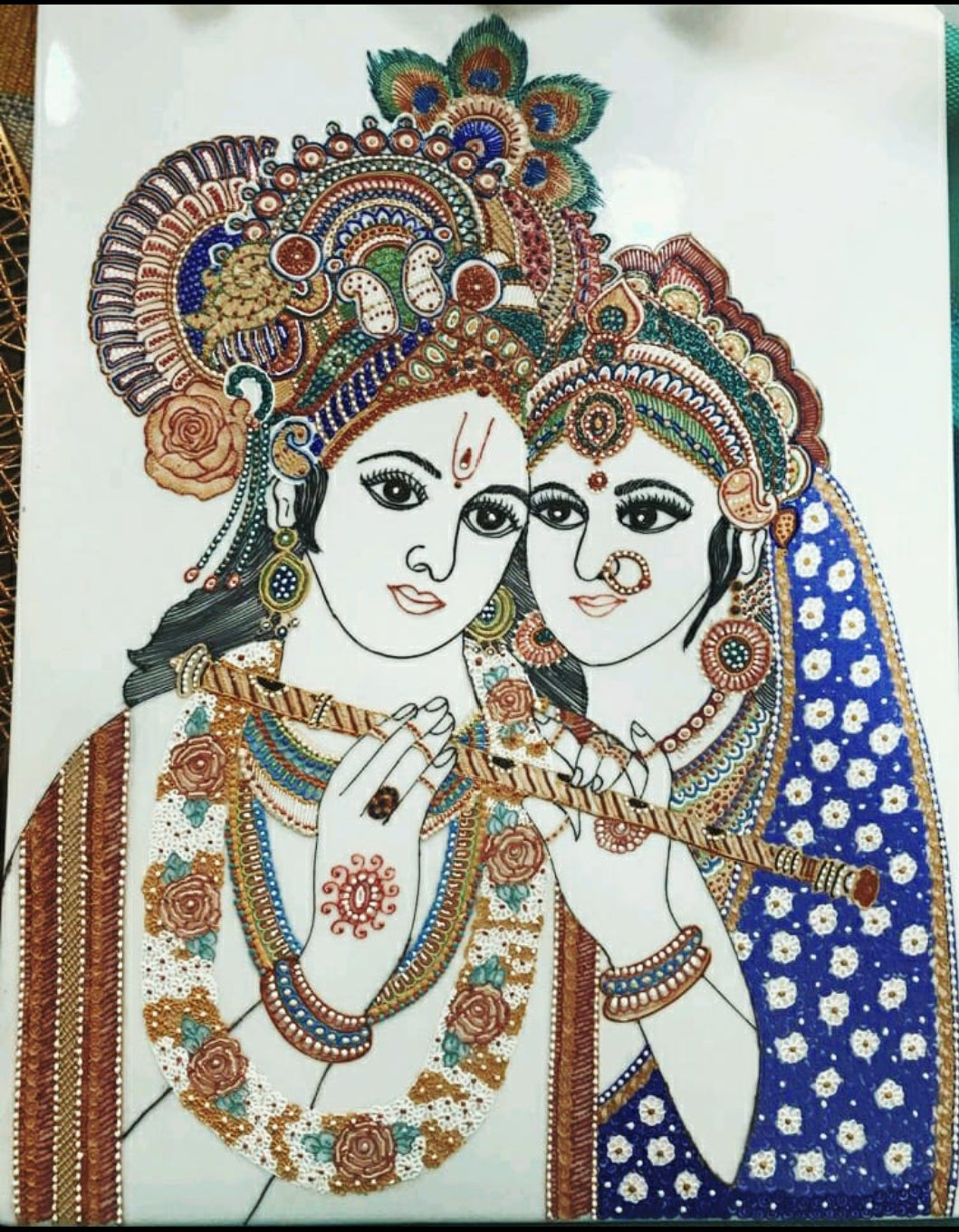 Indian God Radha and Krishna