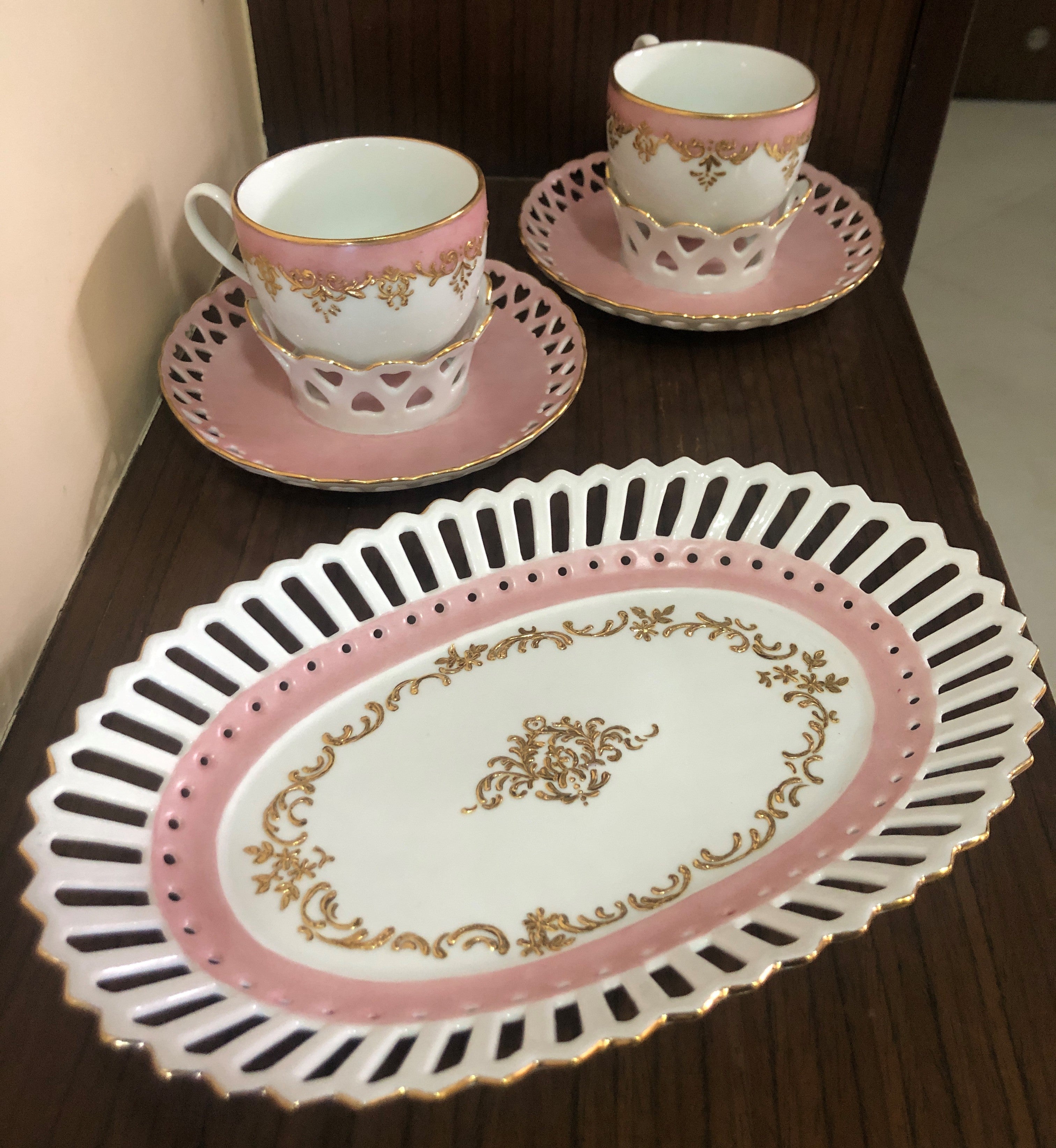 pink and gold items by Rachna Mohta