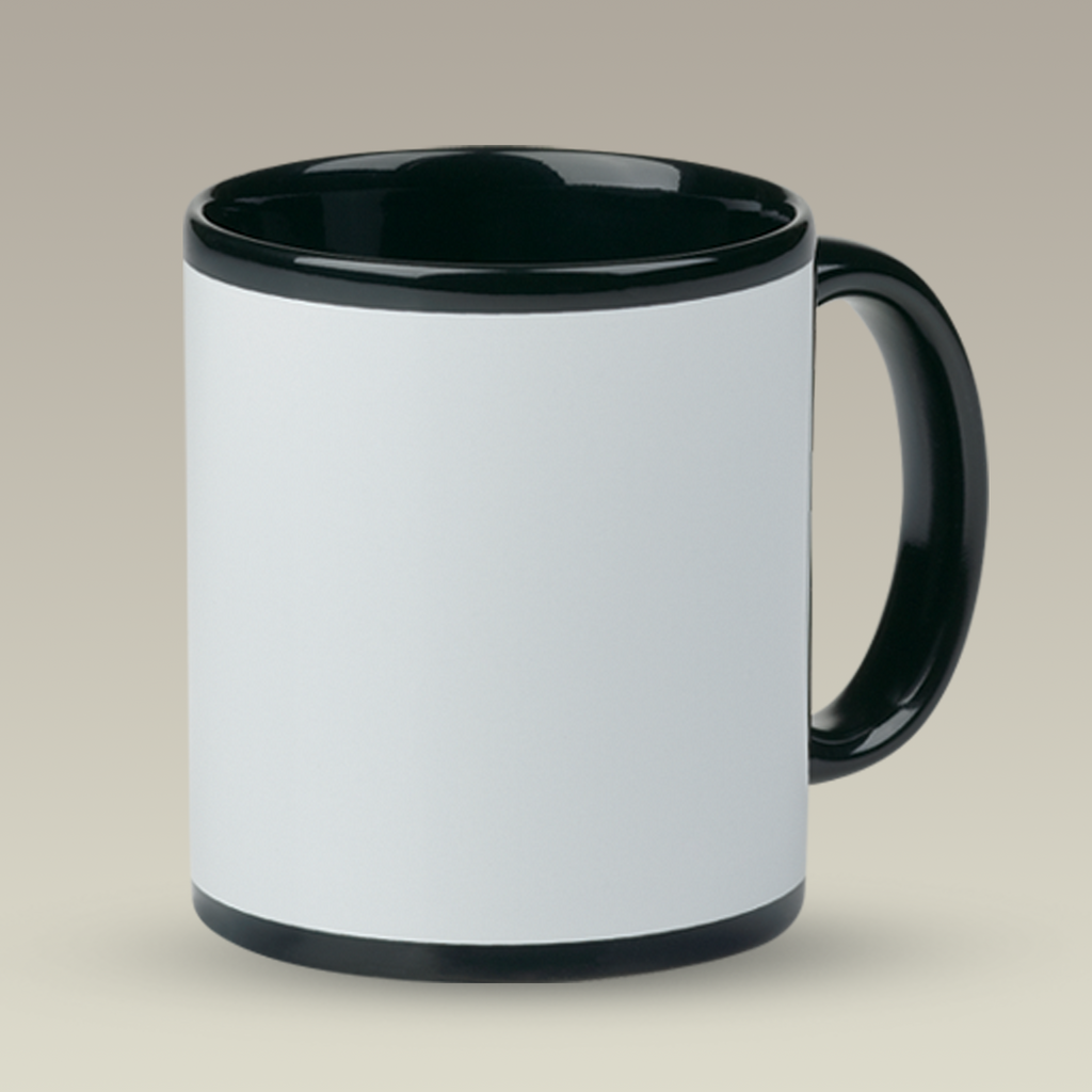 11 oz. Black Stoneware Sublimation Mug **CLOSEOUT**