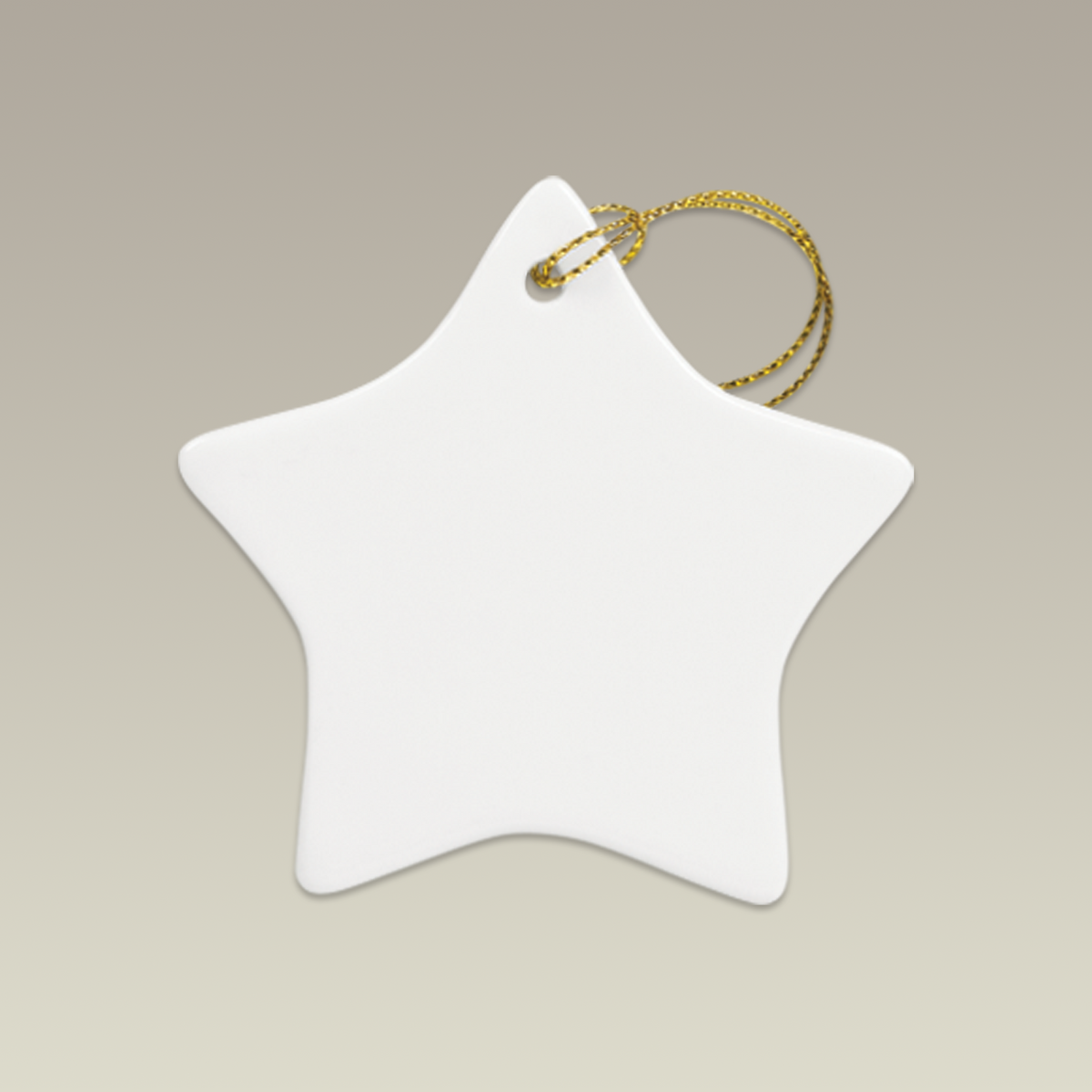 3" Star Sublimation Ornament