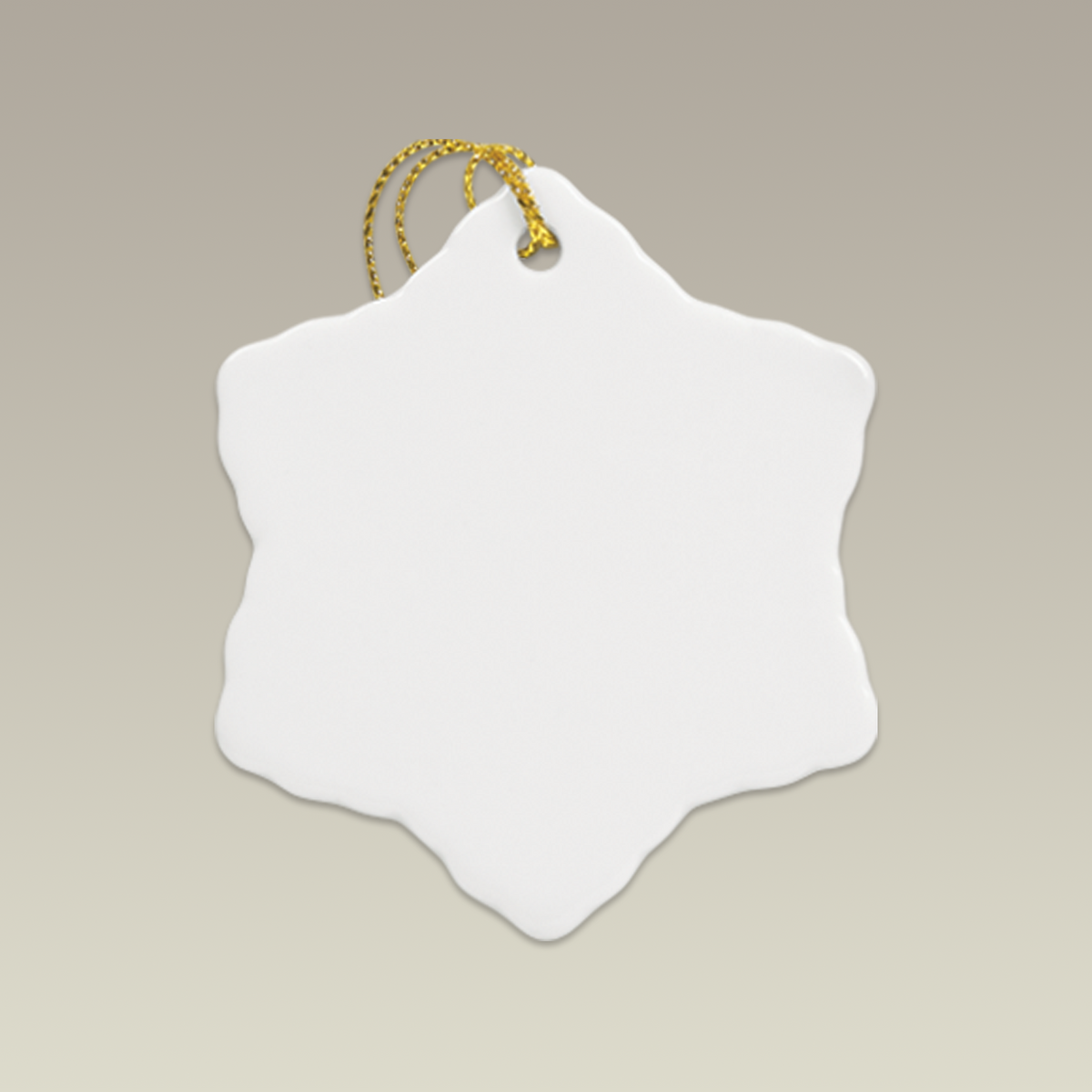 3" Snowflake Sublimation Ornament