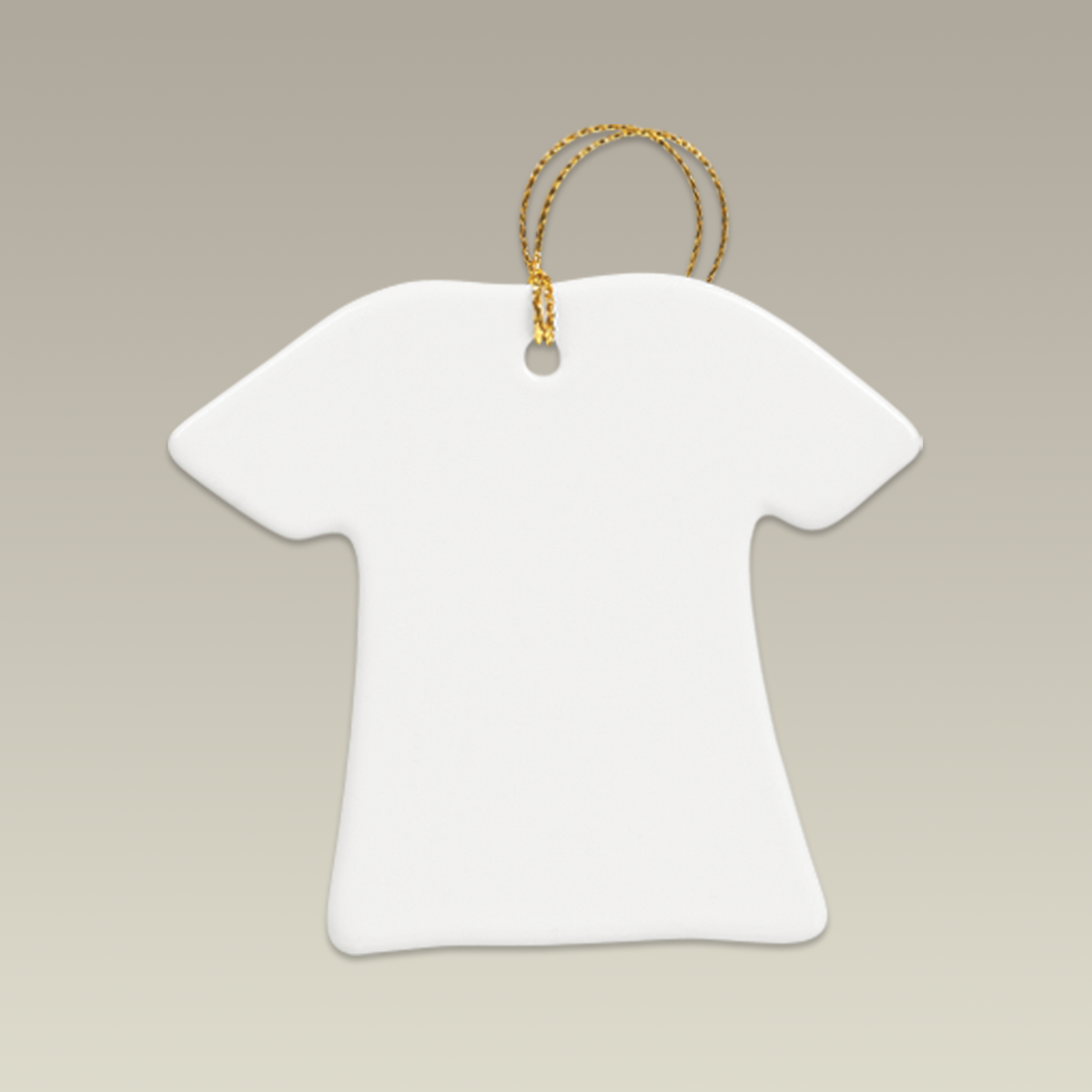 3.5" T-Shirt Sublimation Ornament, Large